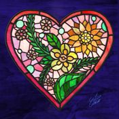stained glass illustration